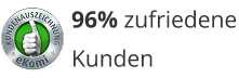 Vertrauenssiegel, Kundenauszeichnung, eKomi